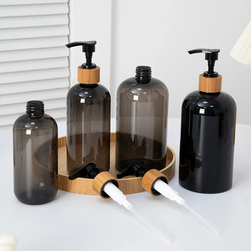 Refillable pump bottle for shampoo and shower gel - view 4