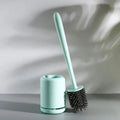 Wall toilet brush with practical storage holder - Brosse TPR verte