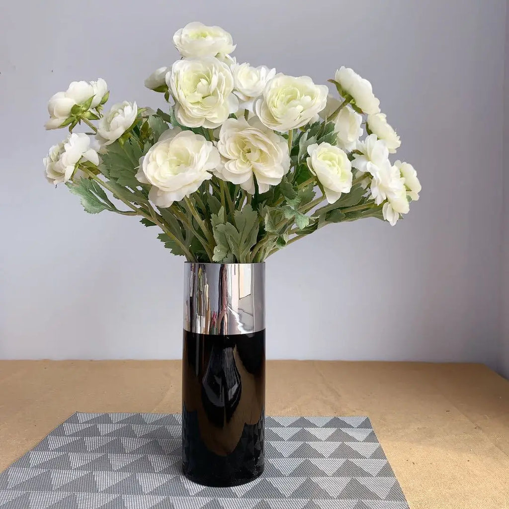 Artificial silk flower bouquet for decoration and accessories photo - view 6