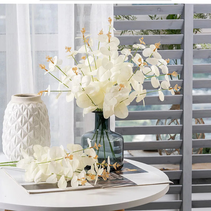 Eucalyptus leaves artificial flowers for floral decorations and arrangements - view 6