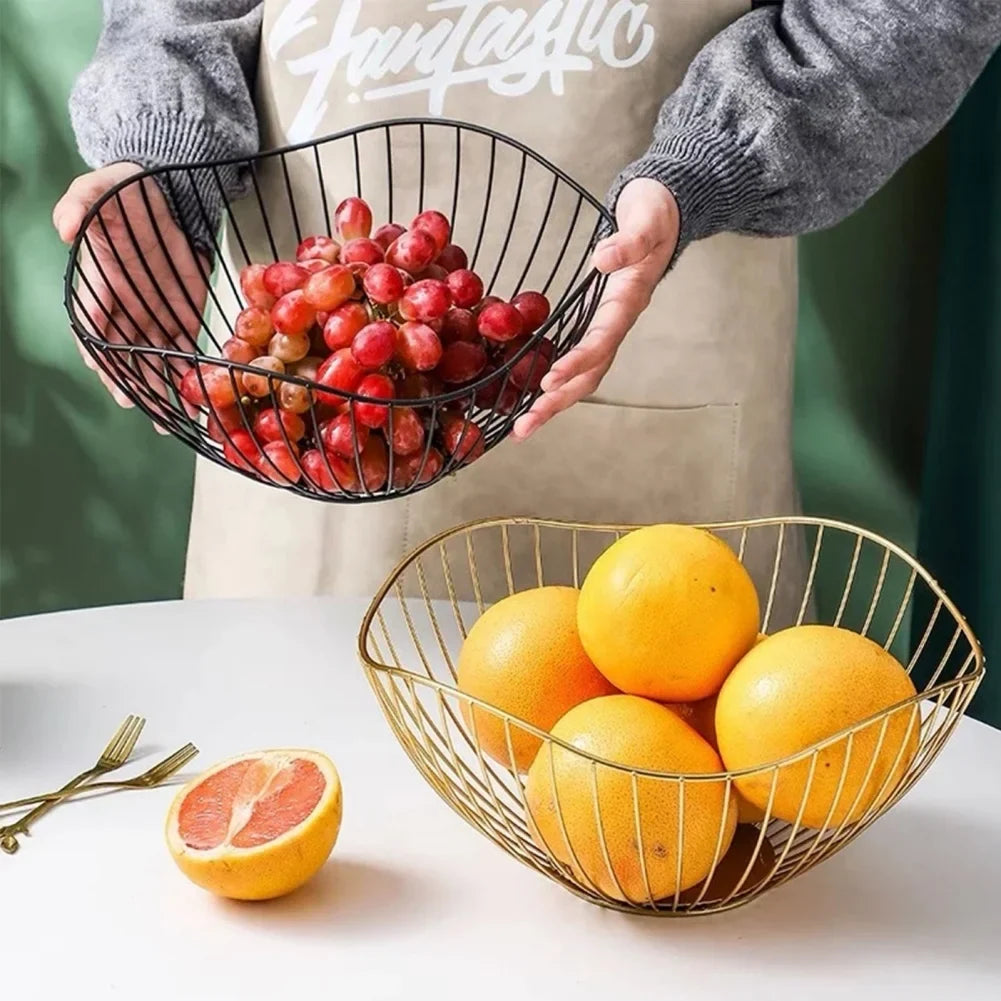 Metal basket for fruit vegetable bread and snacks - view 4