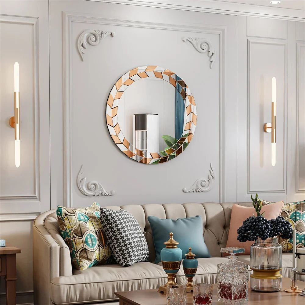 Decorative wall mirror modern pattern sun elegant design - view 4