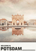 Poster of famous tourist sites in German cities - 40X60cm Unframed / 2