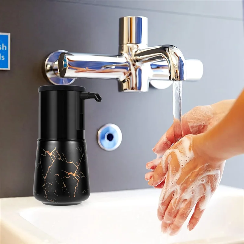 Automatic Soap Dispenser Kitchen, Foaming Soap Dispenser Bathroom, Foam Soap Dispenser Touchless for Bathroom Black - view 6