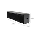 black 41cm high
