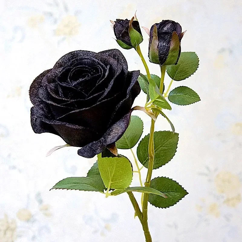 Simulation of velvet rose wines for elegant decoration - view 6