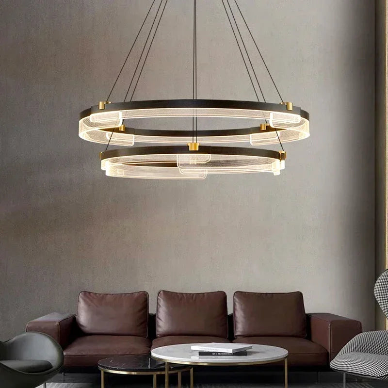 Nordic minimalist acrylic chandelier for modern decoration - view 2