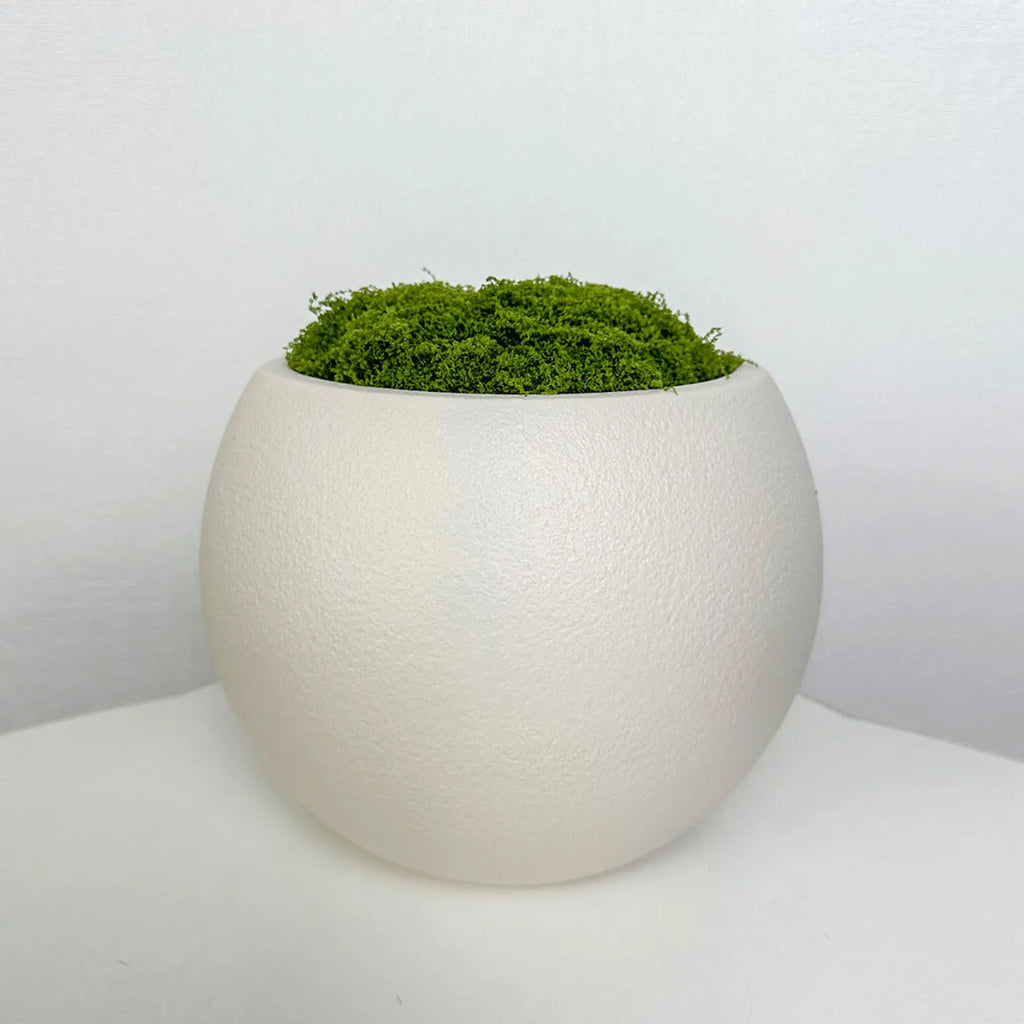 Nordic decorative pot in plastic and ceramic for indoors - view 2
