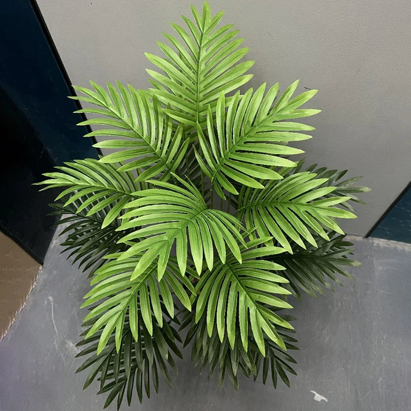 82cm Artificial Palm with Monstera Branches, Outdoor - view 6