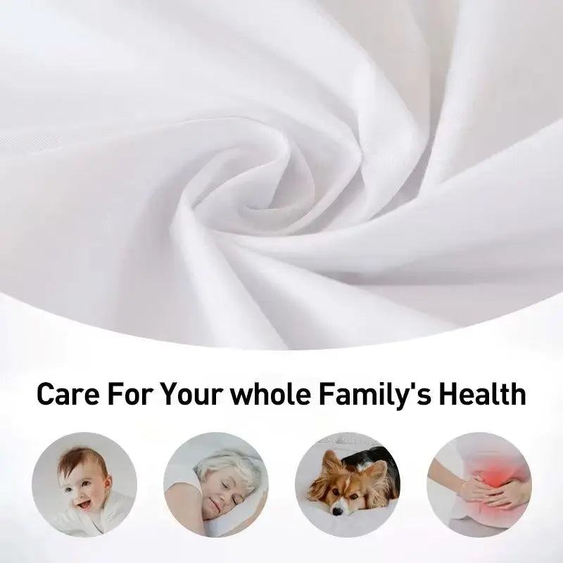Waterproof Fitted Sheet Bedding Cover Bed Cloth Solid Color Mattress ,Soft Breathable Noiseless Bed Cover Deep Pocket Large size - view 5
