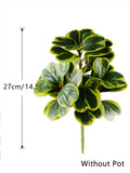 Small artificial plants heart leaves interior and exterior decoration - 27cm-L