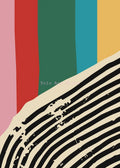 Print on abstract canvas and colorful decorative wall art - 60X80cm Unframed / 16
