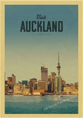 Vintage Travel Poster Wall Art for Tourism, Design 3 - 3 / A4 8,3 x 11,8 pouces