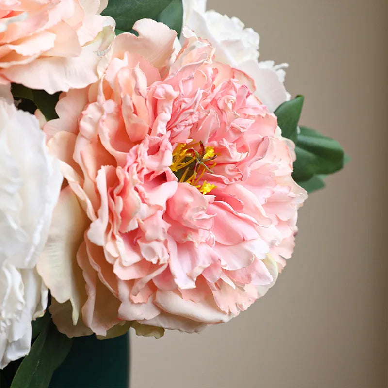 Large artificial peony flowers for elegant decoration - view 5