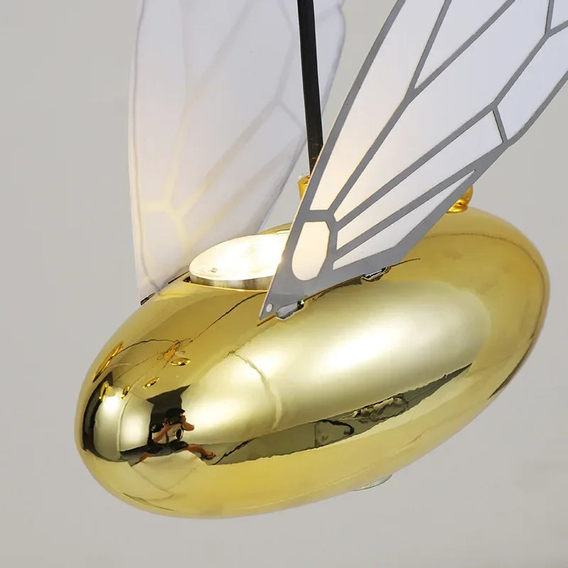 Modern bee pendant light for creative and simple interior decoration - view 6
