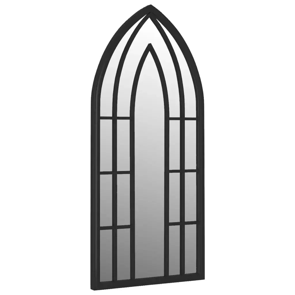 Signature Black Iron Wall Mirror 100 X 45 cm - view 3