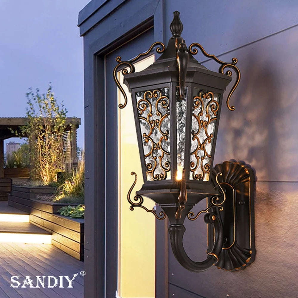 Super bright outdoor wall sconces for garden and balcony - view 3