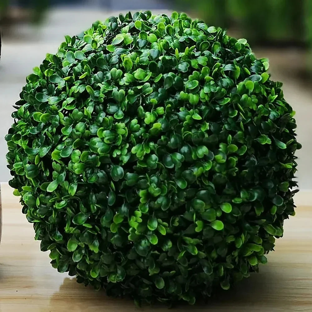 Artificial plant green ball topiary for interior and exterior decoration - view 10