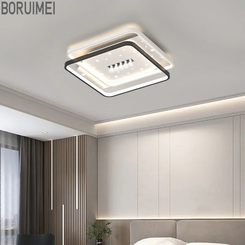 Modern led ceiling for interior and elegant atmosphere