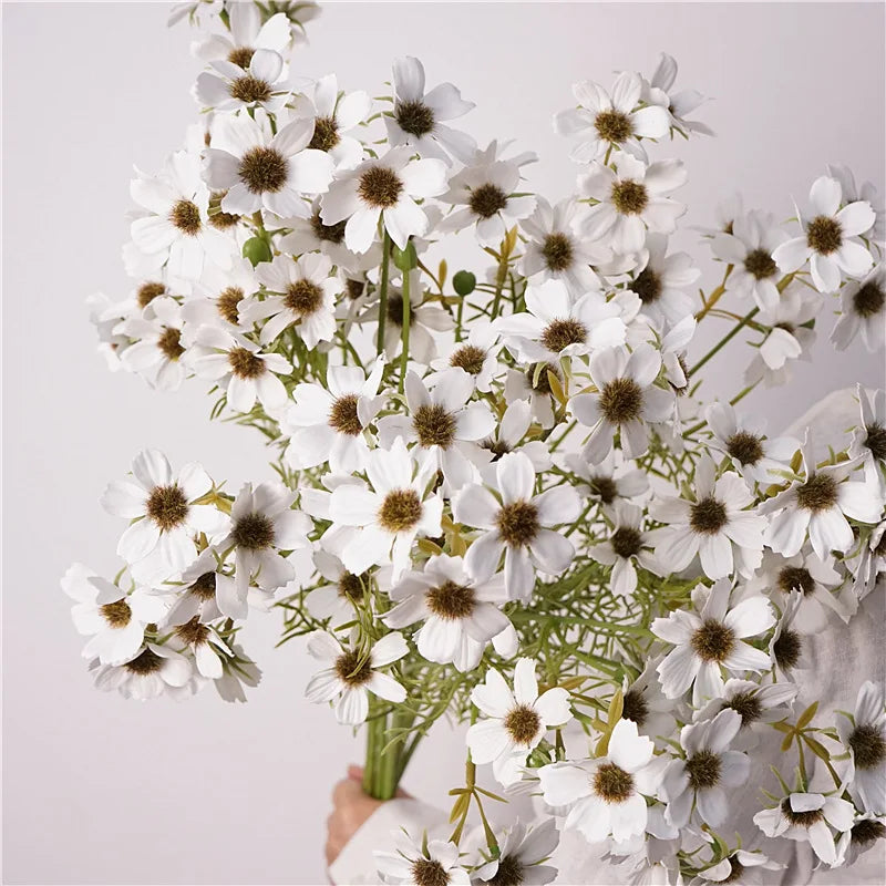 Autumn chrysanthemum artificial flowers for floral decoration - view 2