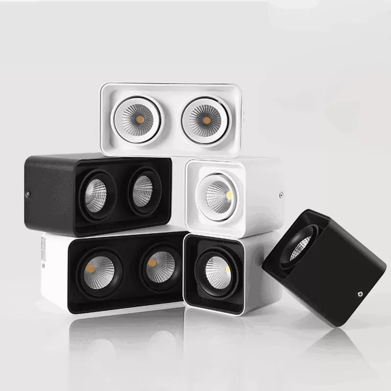 Built-in led spot with adjustable angle replaceable bulb - view 4