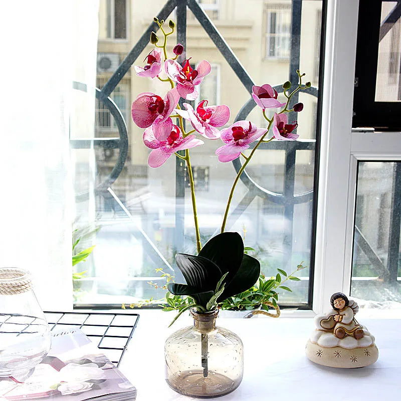 Artificial flowers decorative orchids for wedding and garden - view 2
