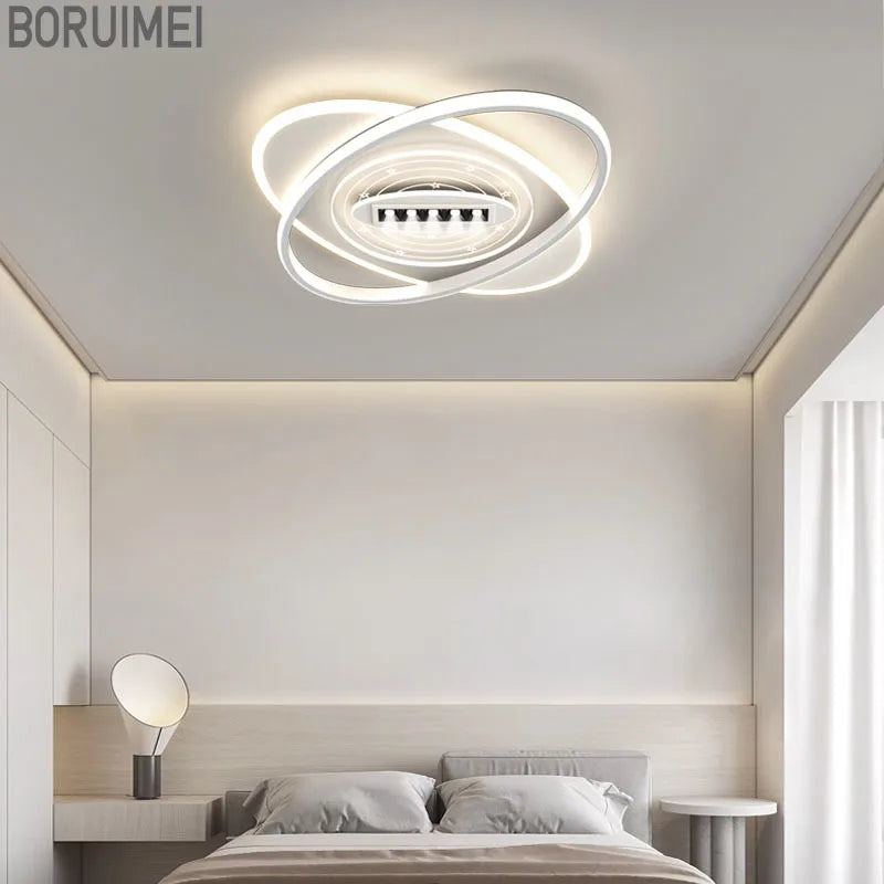 Nordic led ceiling for interior and warm atmosphere