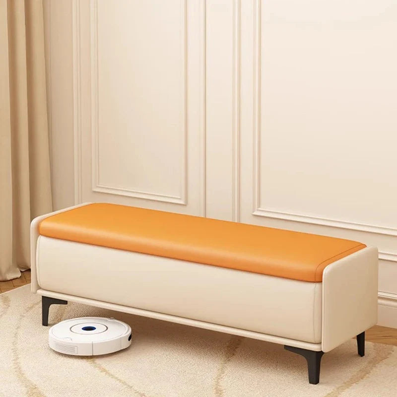 Luxury Nordic shoe bench for storage - view 4