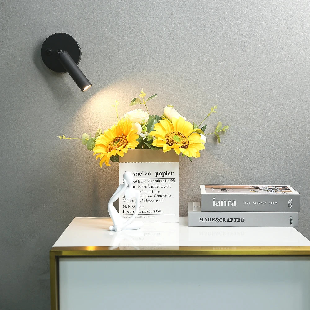 LED wall sconce for reading and atmosphere - view 4