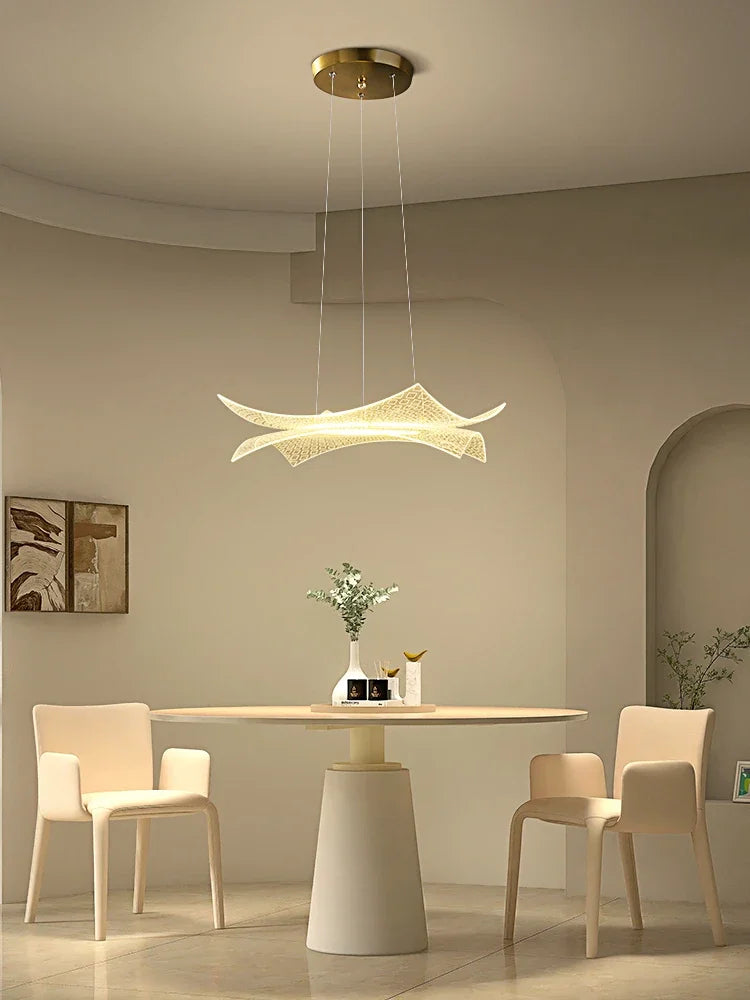 Acrylic chandelier creative luxury with decorative led lighting - view 3