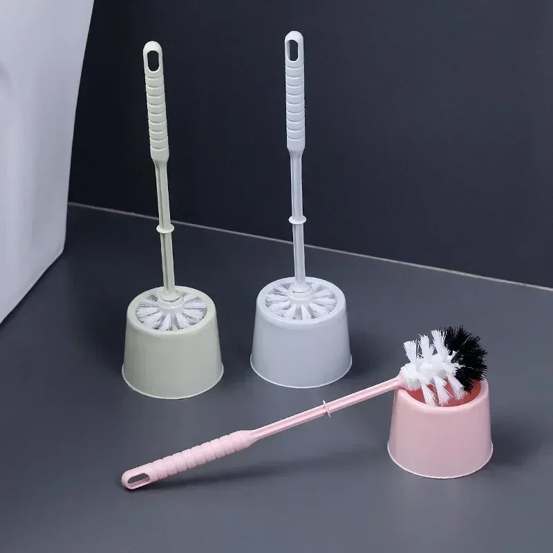 Luxury toilet brush with long handle for efficient cleaning - view 2