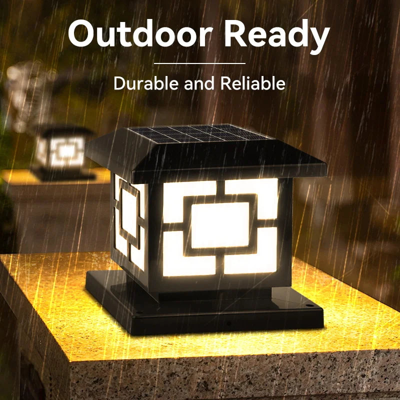Waterproof led solar lamps with remote control for garden - view 4
