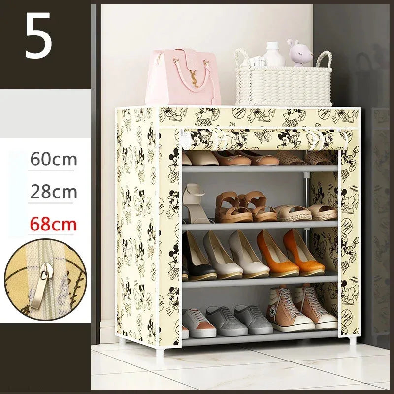 Storage organizer for plastic shoes 120 luxury pairs 2023 - Mickey Colorie 5