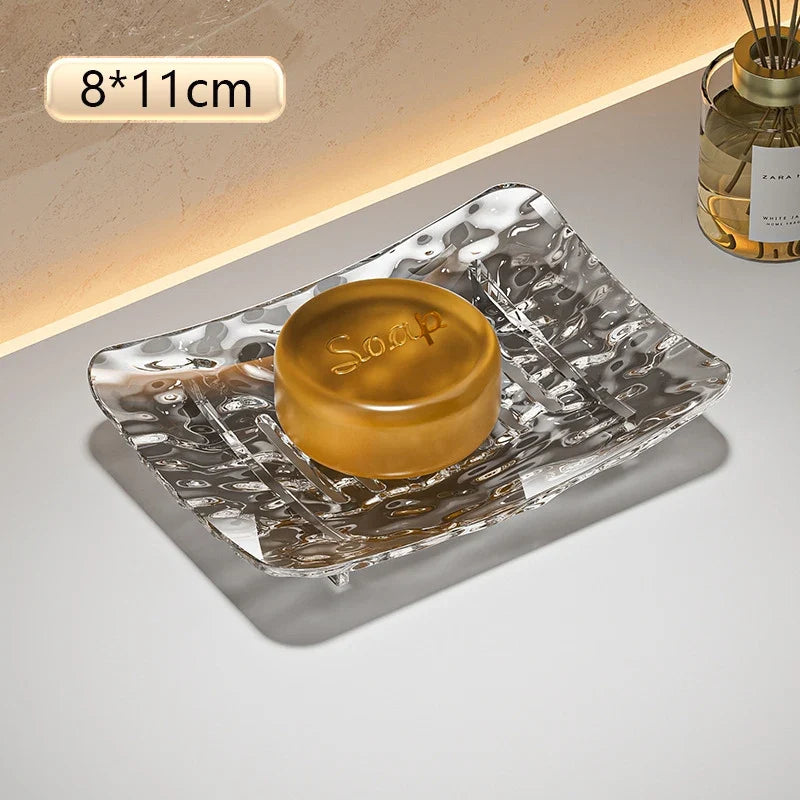 Square dish holder in arch for hotels and restaurants - Gray-S