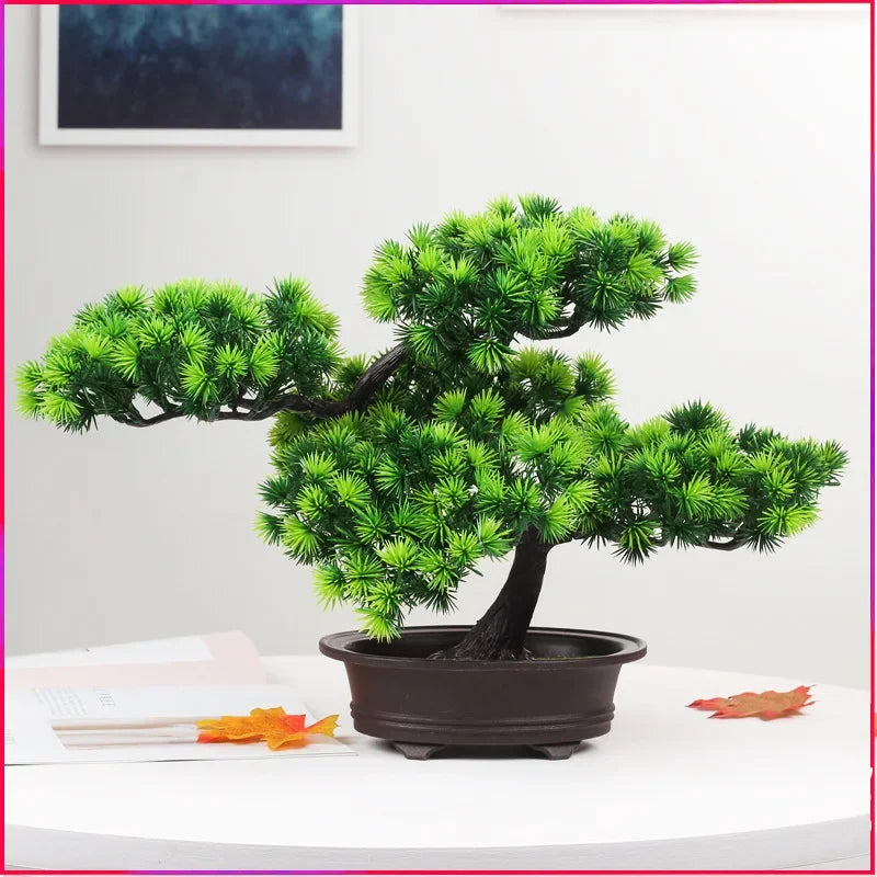 Energetic Artificial Bonsai Plant for Home Decor