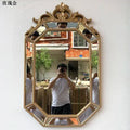 Nordic hanging decorative mirror for elegant makeup - 65x105CM