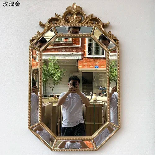 Nordic hanging decorative mirror for elegant makeup - 65x105CM