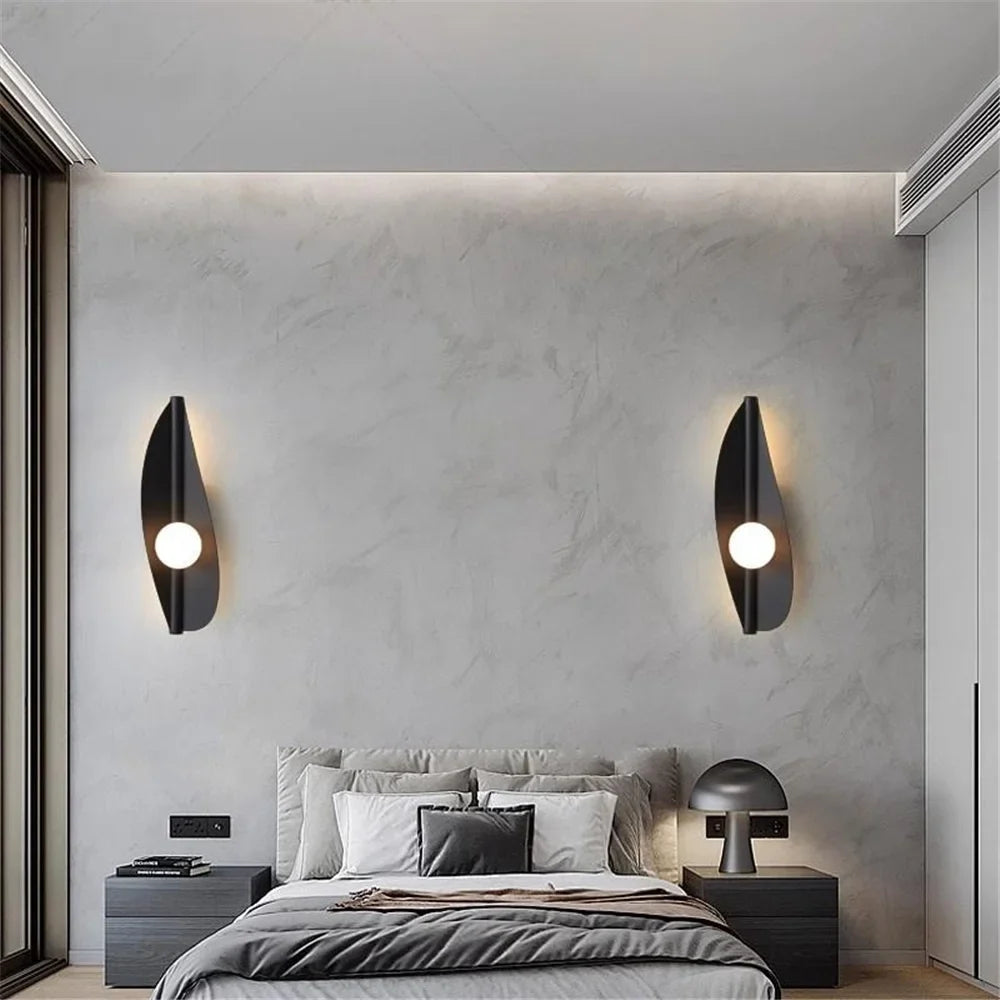 LED wall sconce design sheet in modern acrylic interior decoration - view 4