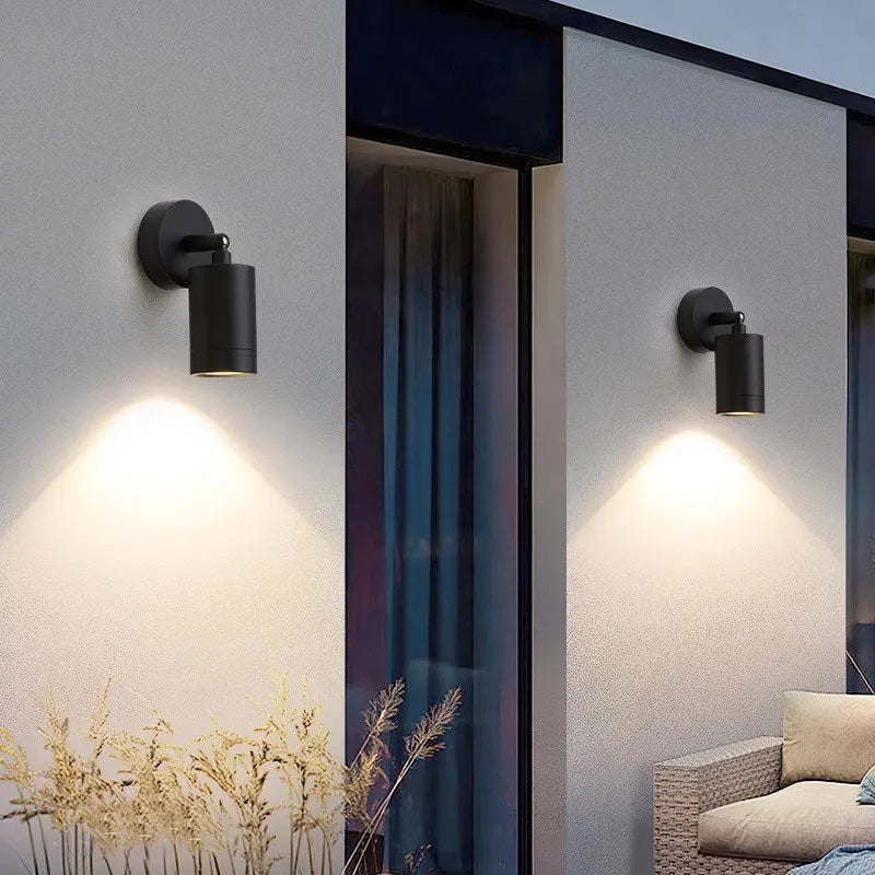 Outdoor led spot double head waterproof for garden balcony fence - view 7