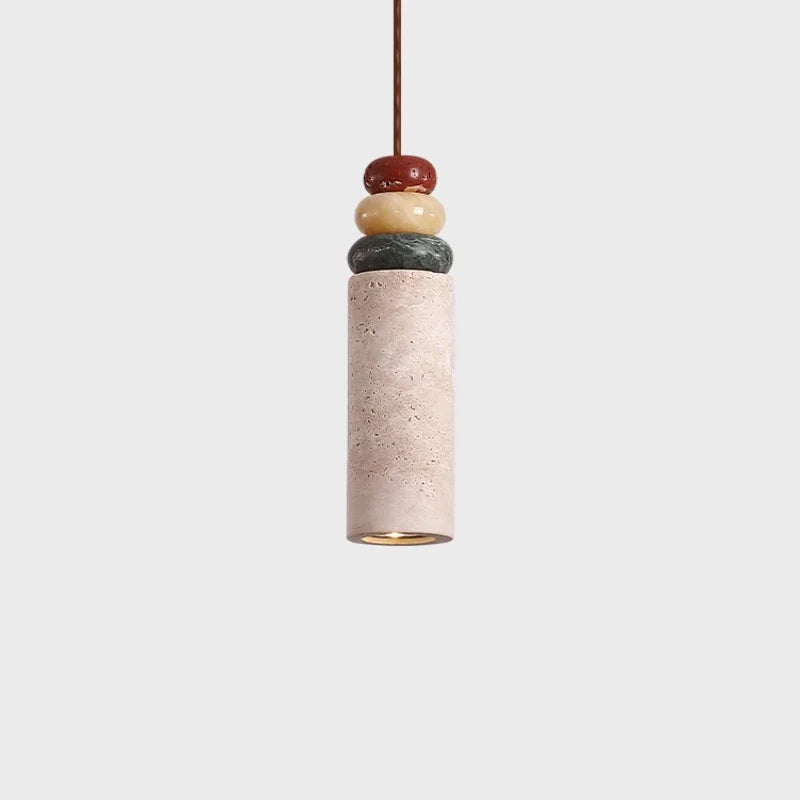 Modern chandelier in natural stone for interior decoration - view 4