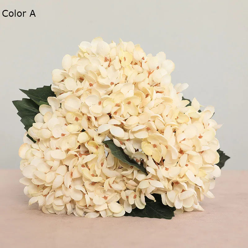 Set of 3 artificial flowers of hortensia for wedding decoration - A Bunch of 1
