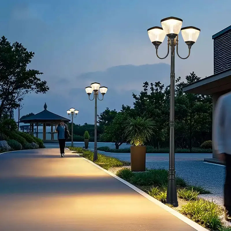 Modern floor lamps for garden exterior lighting waterproof decorative - view 2
