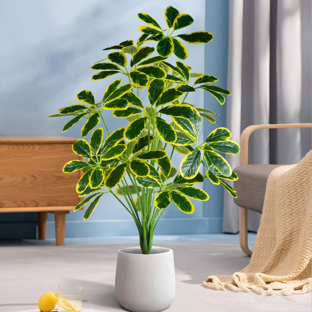 Artificial palm plants and monstera for interior and exterior decoration - view 4