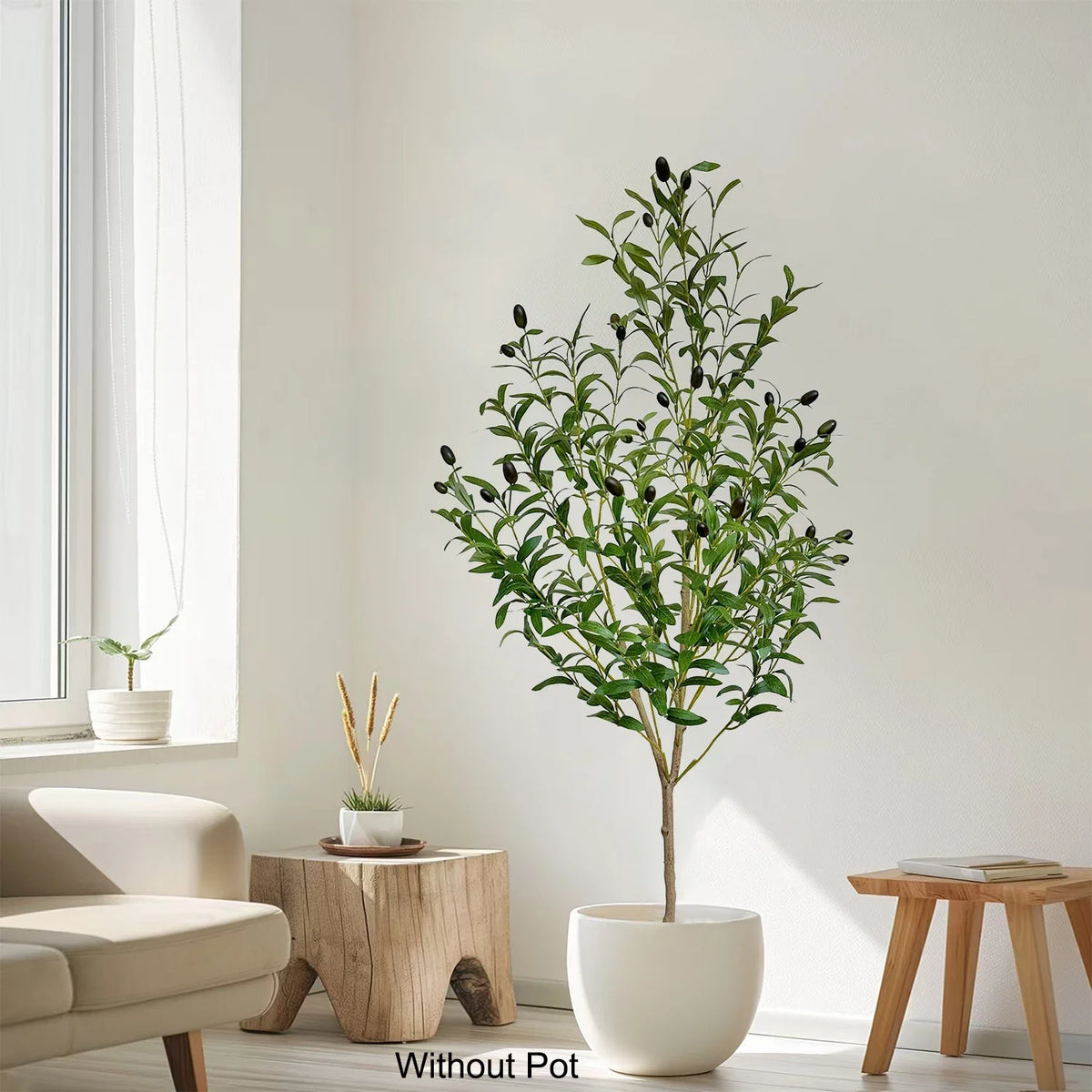 Artificial olive branch for interior decoration and wedding - view 2