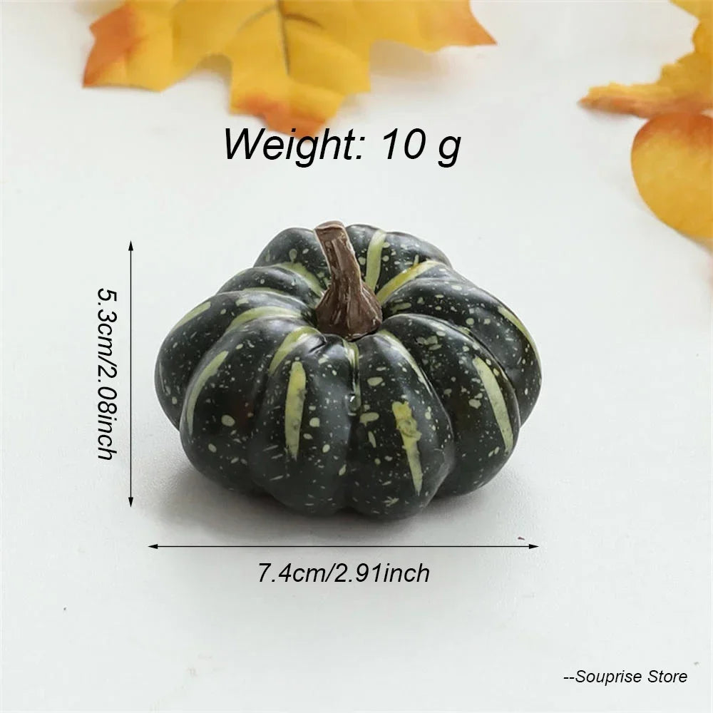 Decorative foam pumpkins for Halloween and autumn decorations - M