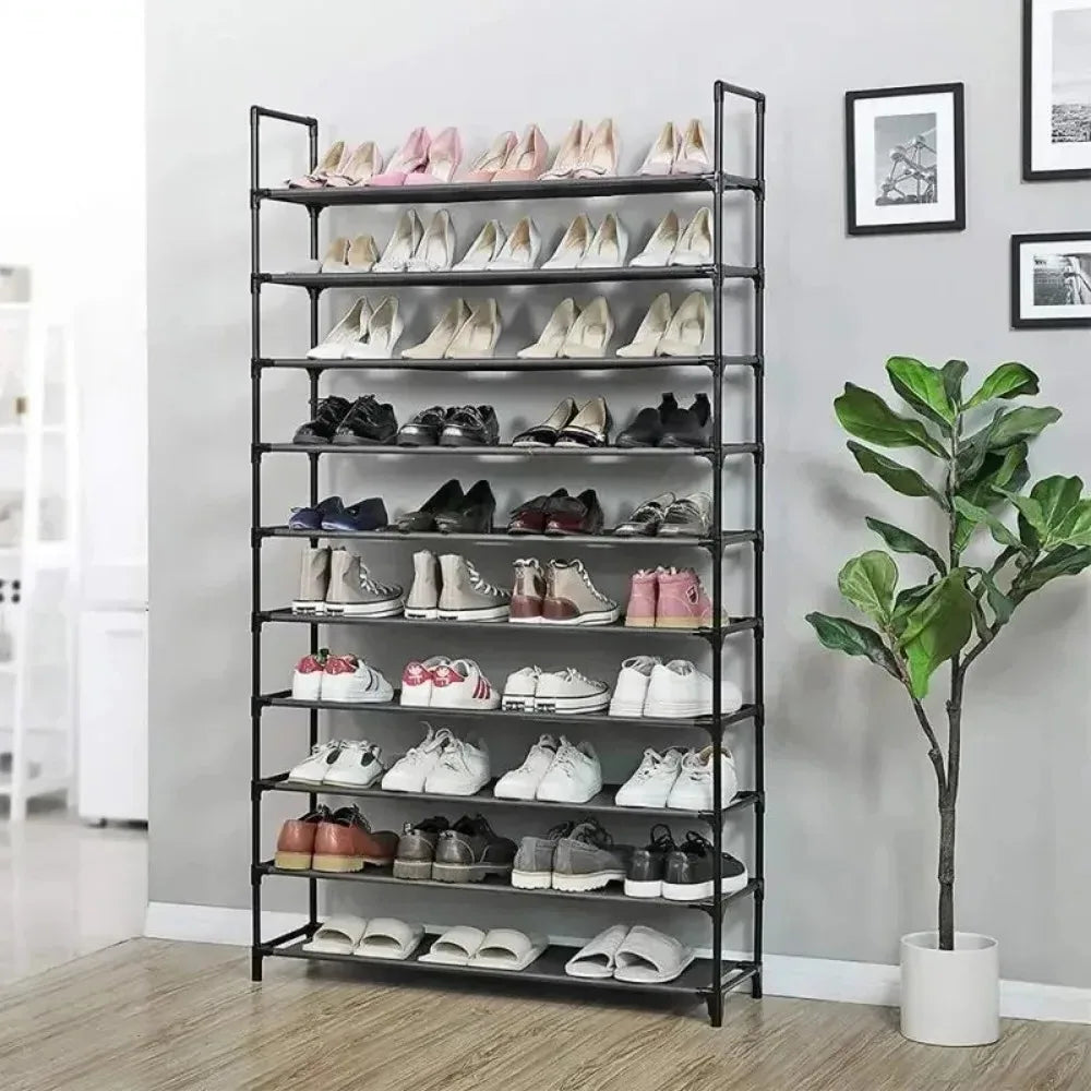 High-capacity, multipurpose dust resistant economic shoe shelf - view 3