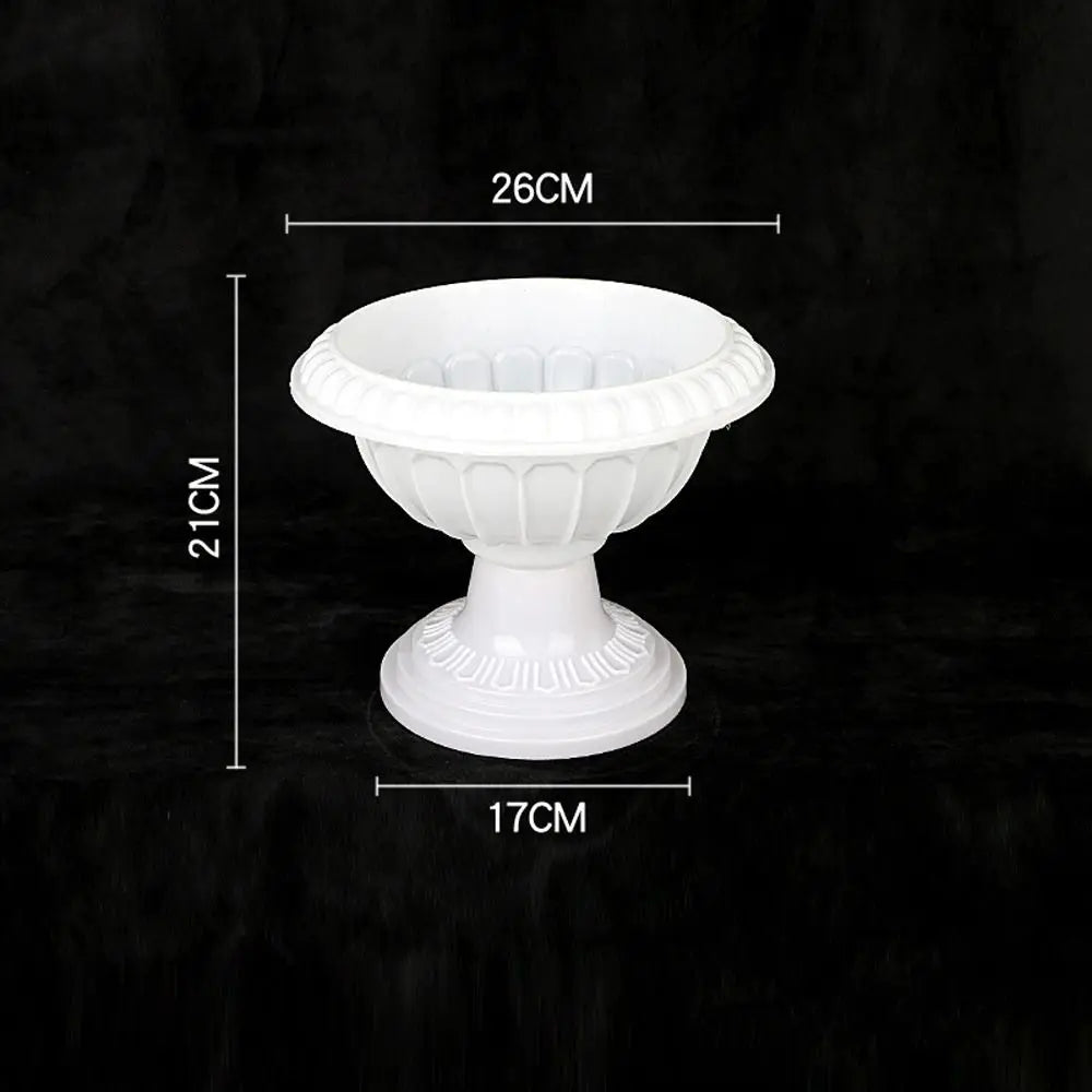 Roman flower pot in retro romantic style plastic for events - Style 4