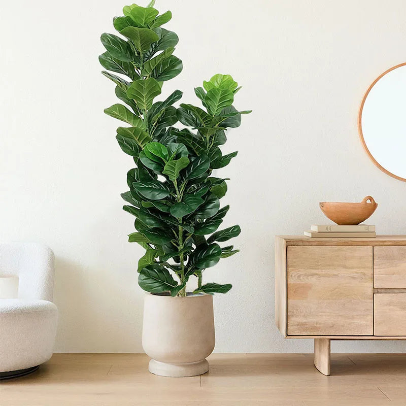 Artificial plant ficus lyrata for interior and exterior decoration