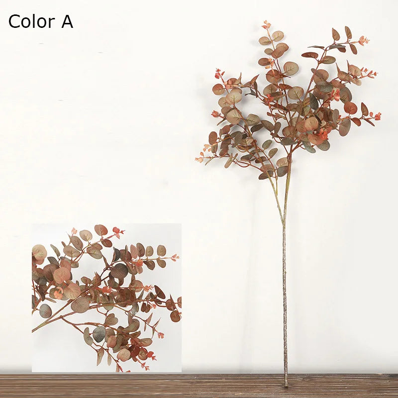 Eucalyptus tree branch luxurious decoration artificial plant - One