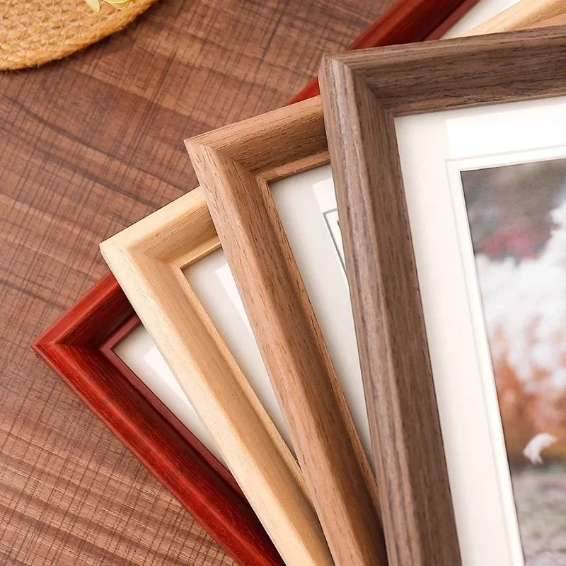 Solid wood display for decorative wedding photo frames - view 5